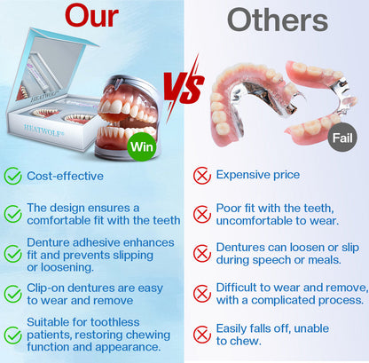 ✅Official Store | HEATWOLF® Silicone Full Denture Set 🧑🏼‍⚕️Recommended by the British Dental Association (BDA)