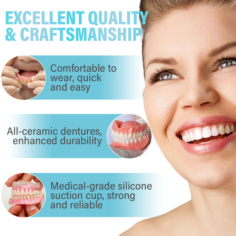 ✅Official Store | HEATWOLF® Silicone Full Denture Set 🧑🏼‍⚕️Recommended by the British Dental Association (BDA)