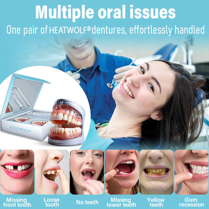 ✅Official Store | HEATWOLF® Silicone Full Denture Set 🧑🏼‍⚕️Recommended by the British Dental Association (BDA)